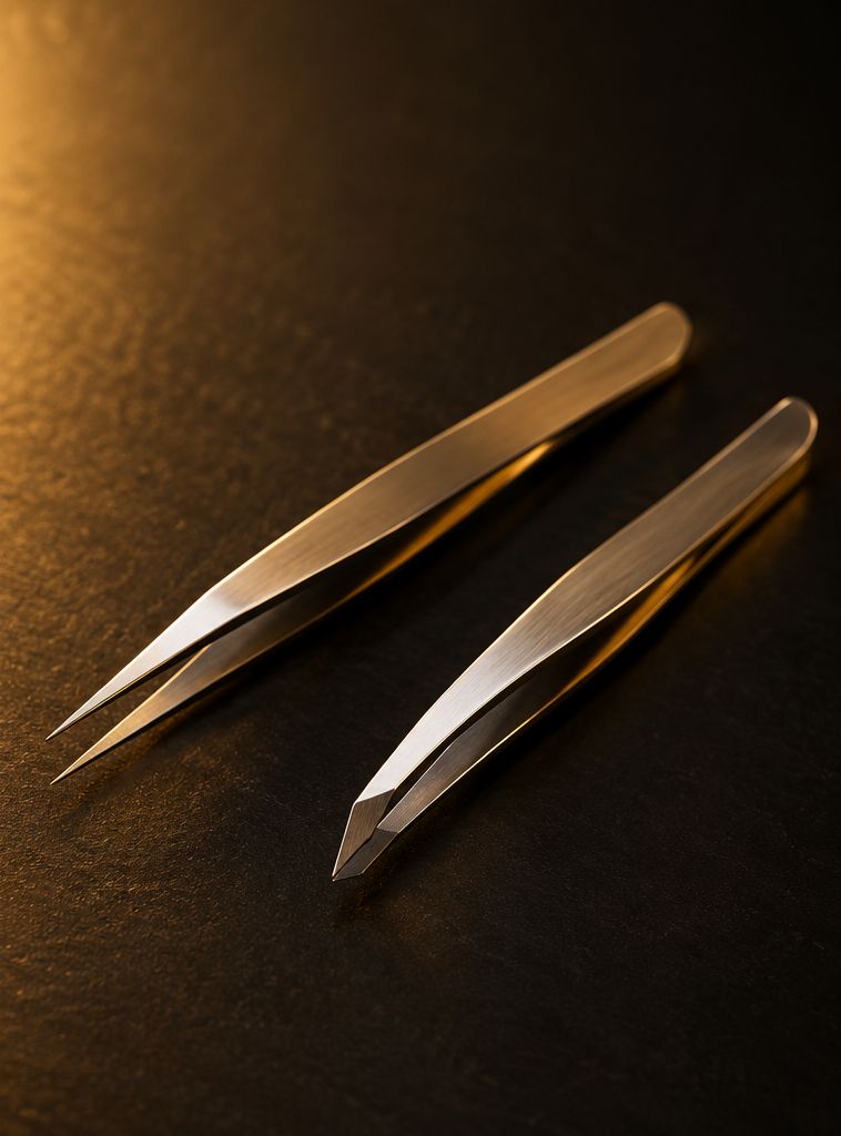 Precision stainless steel tweezers