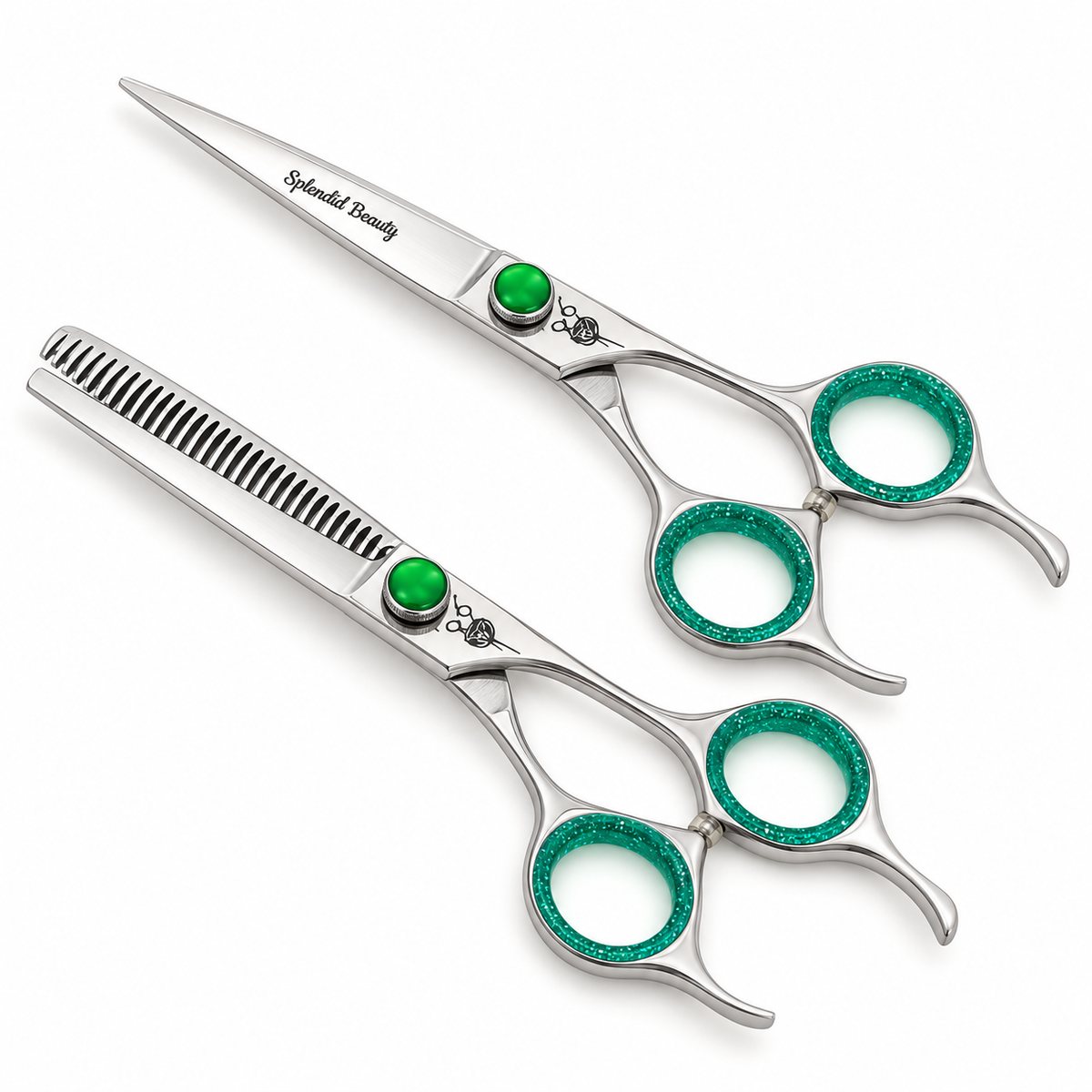 Emerald Duo 2-piece scissor set, SB-DS-006