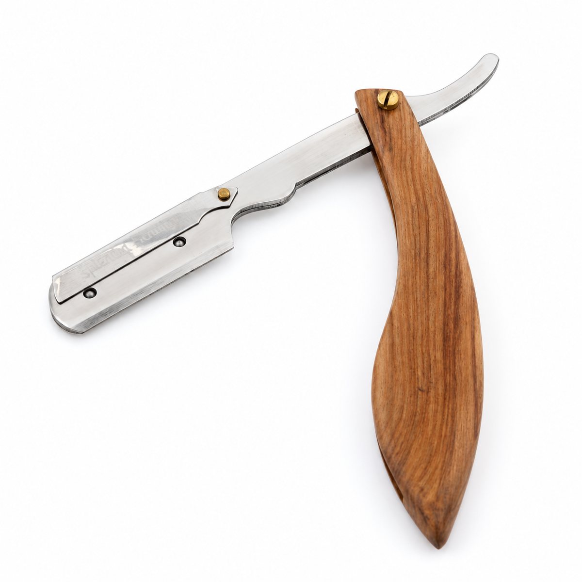 Curved Wood shavette razor, SB-RZ-003