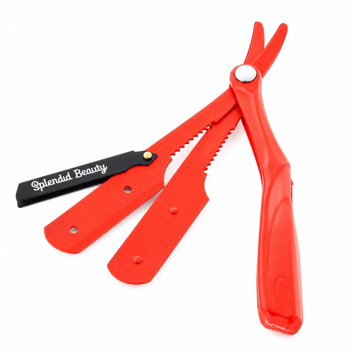 Red shavette razor, SB-RZ-033