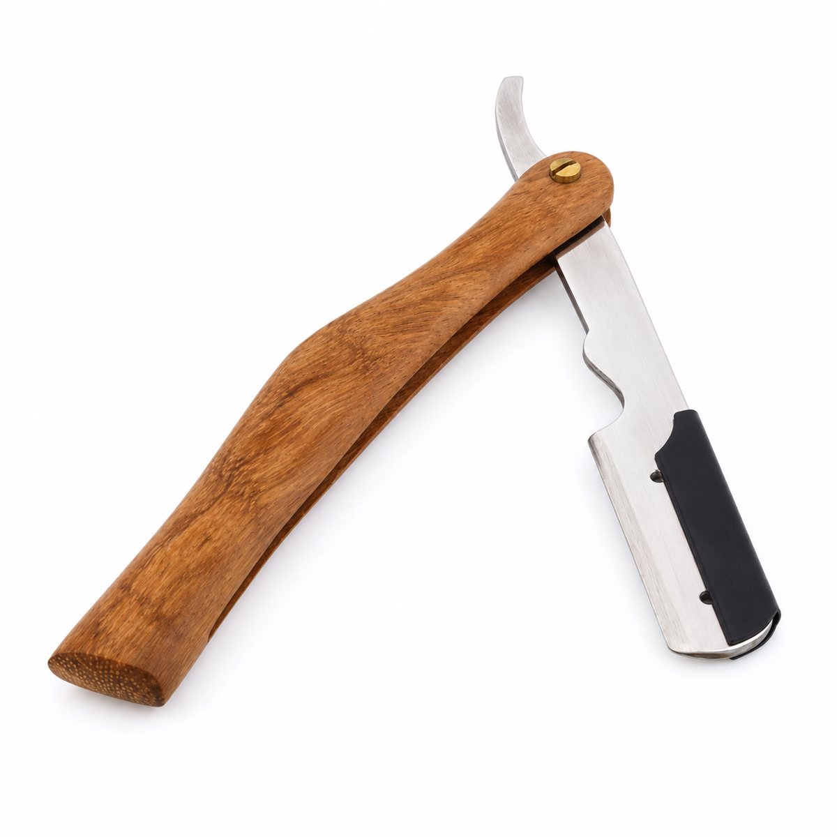 Dark Wood Steel shavette razor, SB-RZ-034